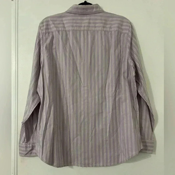 Chaps women’s button downs classic stripe size XL 100% cotton (S118) - Picture 5 of 8